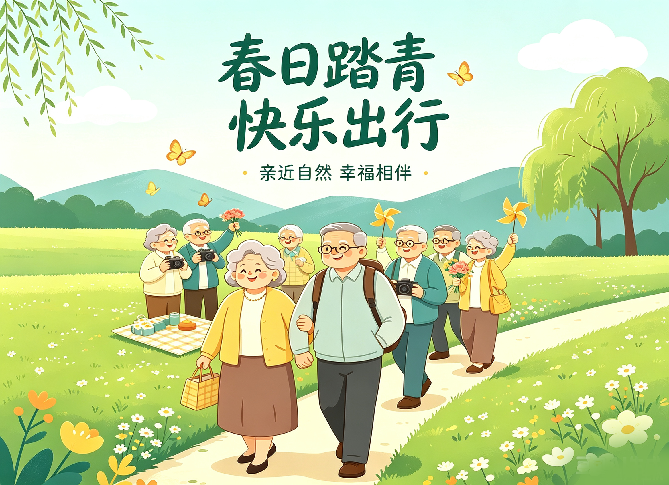 春游踏青